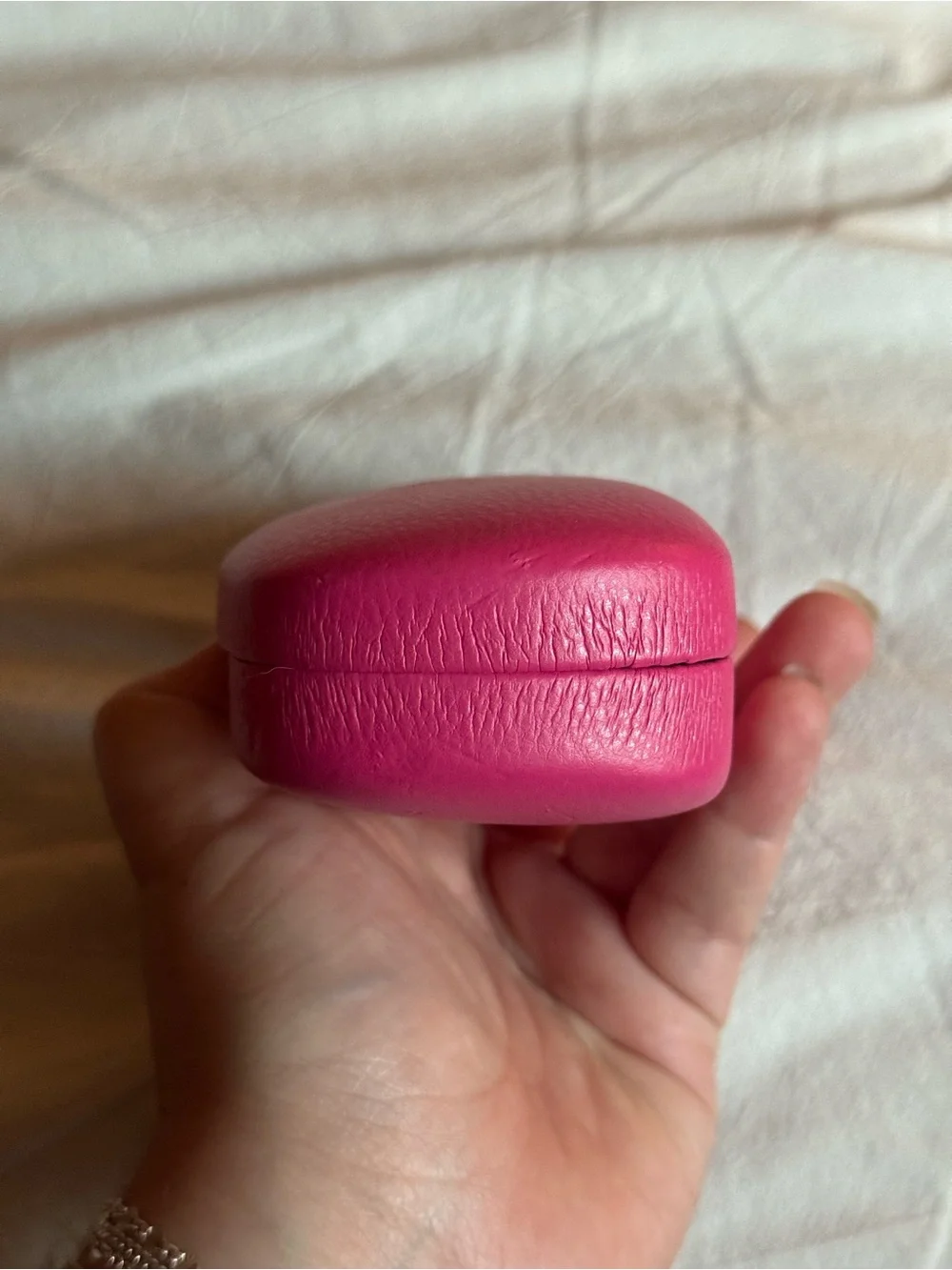 Juicy Couture Fuchsia Embossed Eyewear Case